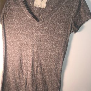 A & F gray t-shirt